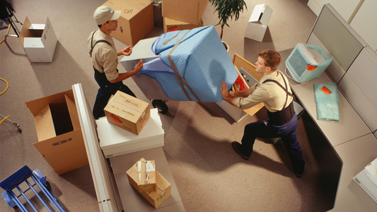 Caddies, cleaning up the room and moving stuff outside the office