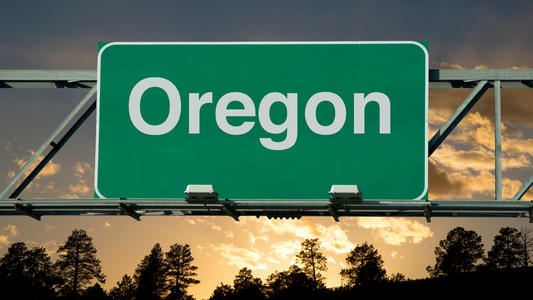 Oregon hanging signage